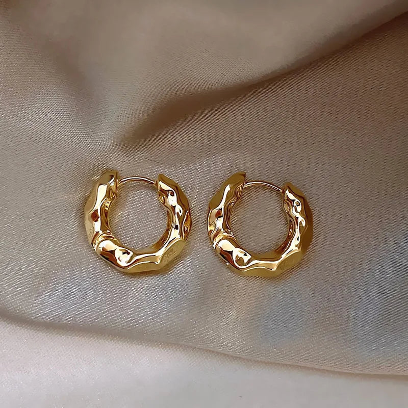 Trendy 925 Sterling Silver Hoop Earrings for Women Stylish Circle Design New Arrival