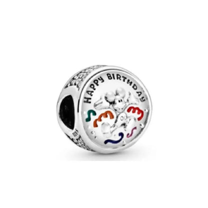 925 Silver Teddy Bear Beads and Mouse Pendant for European Original Bracelet DIY Exquisite Jewelry