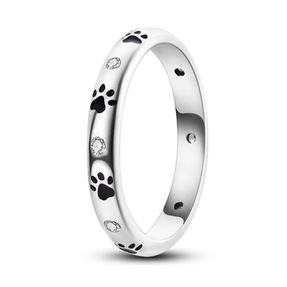 Zircon Diamond 925 Sterling Silver Women's Ring Elegant Fine Jewelry KTR093