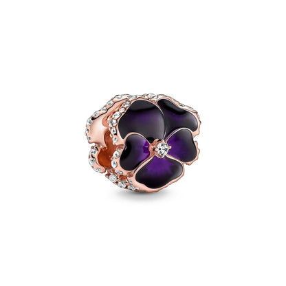 Rose Gold Butterfly Lock Key Charms Beads for DIY Jewelry Making F475