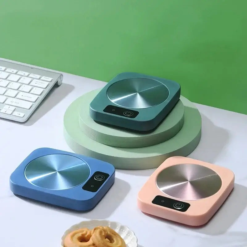 Coffee Mug Heating Pad Cup Warmer USB Electric Mat Set