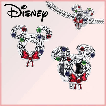 Disney 925 Sterling Silver Stitch Minnie Winnie Dangle