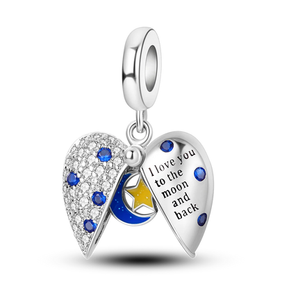CharmBeads 925 Silver Blue Series DIY Bracelet Charms Top Rated Fashion Pendants KTC766