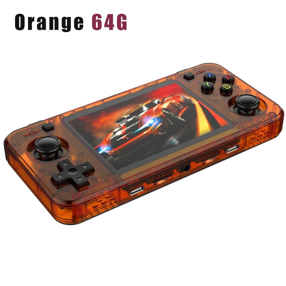 BOYHOM R36H Retro Handheld Game Console 3.5 Inch IPS RK3326 Open Linux Portable Player 3000 mAh Battery 10000+ Built In Games