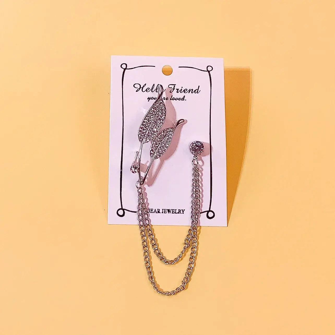 Men and Women Tassel Chain Suit Brooch Alloy Fashion Accessory H1337 24