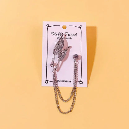 Men and Women Tassel Chain Suit Brooch Alloy Fashion Accessory H1337 24