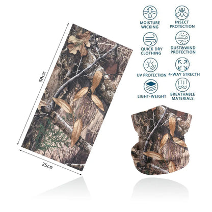Camo Hunting Tactical Magic Bandana Camouflage Neck Gaiter CM175 25X50cm CHINA