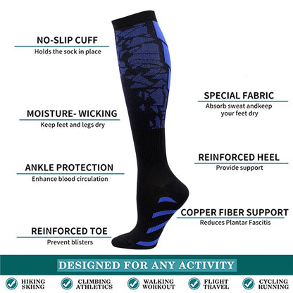 Compression Running Socks For Travel Pregnancy Edema Relief