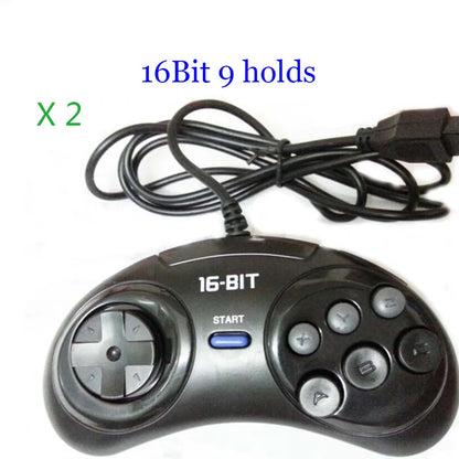 SEGA Genesis 16 Bit 6 Button USB Gamepad Compatible With Mega Drive Ergonomic Retro Controller Single Or Twin Pack