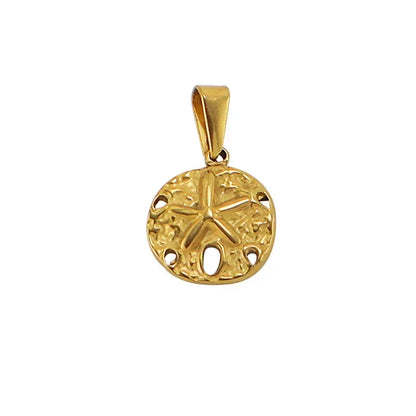 RHYSONG Tarnish Free Gold Plated Angel Cross Heart Pendant for Women Jewelry Making