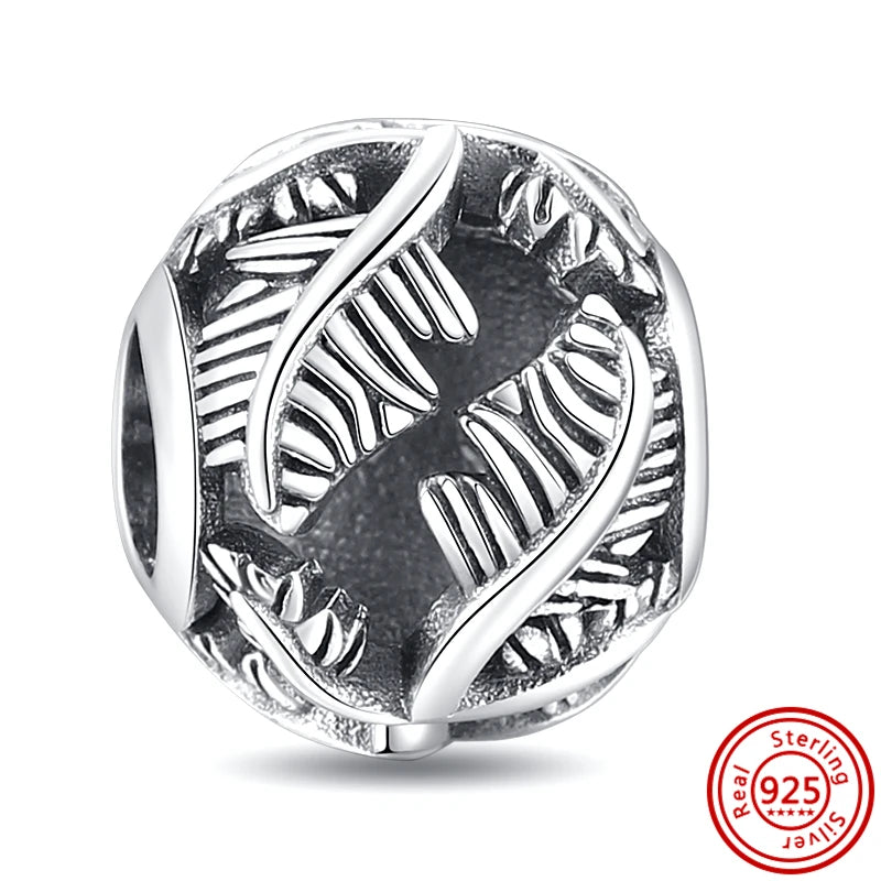 Silver Animal Hearts Infinity Crown Bead Charms Bracelet for Women 925 Sterling Silver Jewelry Y016