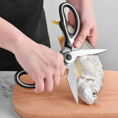 Stainless Steel Kitchen Scissors For Cutting Fish & Chicken