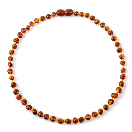 Handcrafted Baltic Amber Necklace for Women - Authentic Lithuanian Elegance