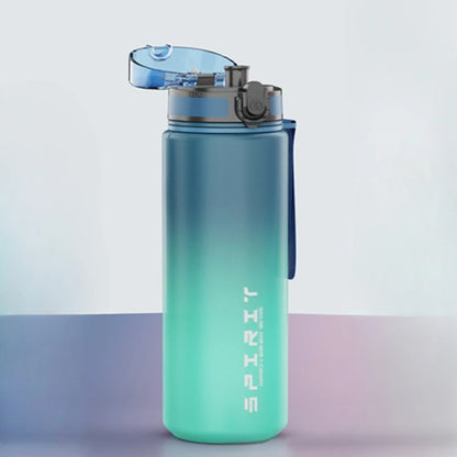 500Ml Frosted Shockproof Water Bottle With Filter Rope