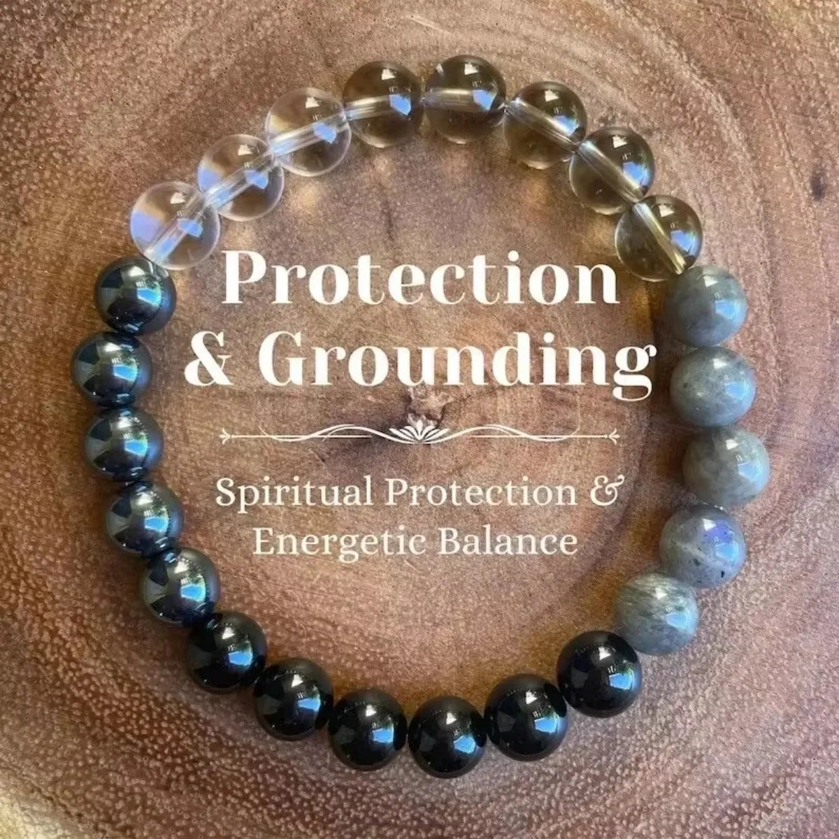 Empowerment Bracelet Set - Six Inspiring Styles for Self Love and Protection 18cm Protection Grounding