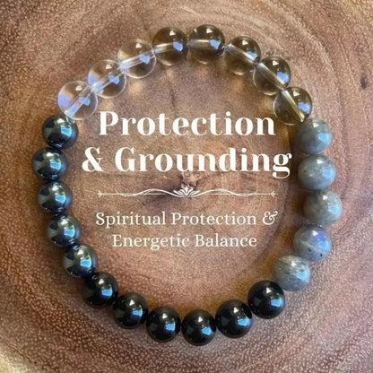 Empowerment Bracelet Set - Six Inspiring Styles for Self Love and Protection 18cm Protection Grounding