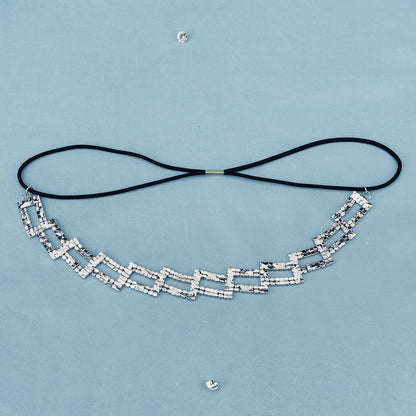 Luxury Pearl Rhinestone Beaded Hairband Lace Crown Crystal Bridal Tiara for Weddings and Special Events
