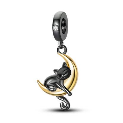 Silver Plated Travel Sunflower Lucky Charms Dangle Pendant Fit Original Pandora Bracelet DIY KTC666