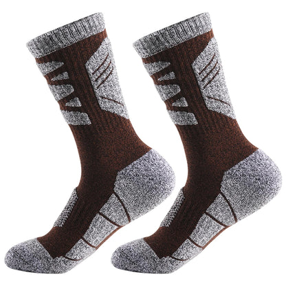 Thermal Thick Winter Hiking Socks Cotton Cushion Sole