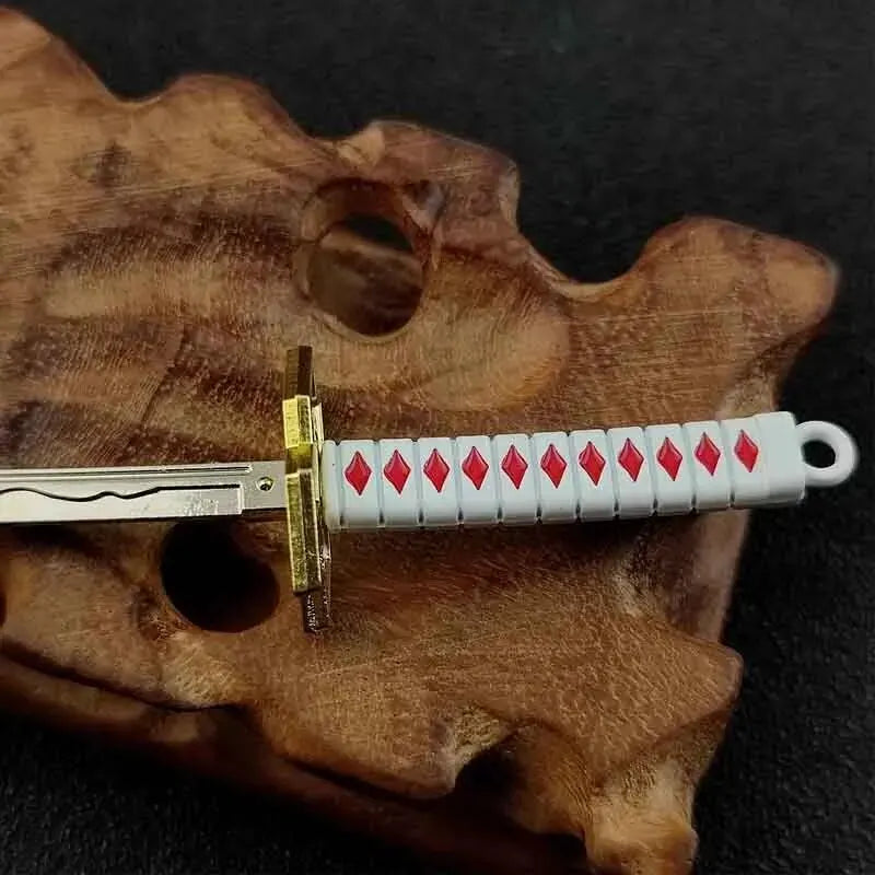 Mini Zoro Samurai Sword Keychain Top Rated Anime Accessory for Cosplay and Gifts