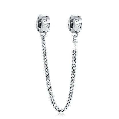 European 925 Sterling Silver Daisy Flower Fish Flag Pendant Bead Charm for Women's Bracelet and Necklace Jewelry