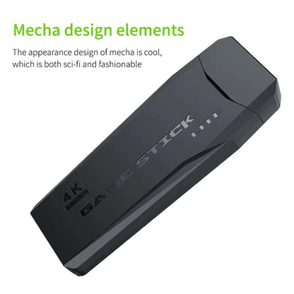 M8 Retro Game Console Over 20000 Games 64GB Storage Two Wireless Controllers 2.4G Stick 4K HD PS1 GBA Emulation Kids Christmas Gift