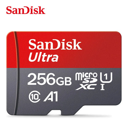 Ultra MicroSD Memory Card 128GB 256GB 512GB A1 Class 10 High Speed Flash Card for Phones Tablets and Digital Devices