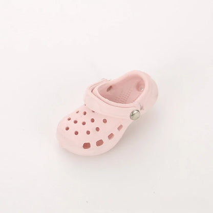 3D Mini Shoe Shape PVC Charms for Women Beach Bags and Sandals Fun DIY Decorations