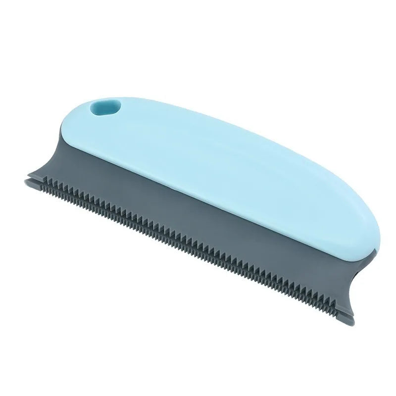 Effective Pet Hair Remover Brush for Cats and Dogs Fur Clean sky blue