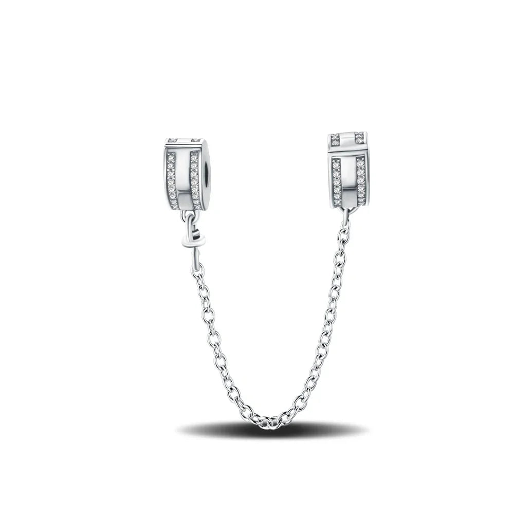 Original 925 Sterling Silver Zircon Beads Charms Set Crowns Robots Koalas Rose Castles Star Map for DIY Bracelet Necklace Women Gift