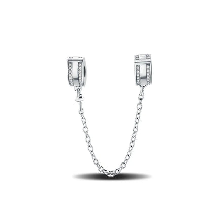 Original 925 Sterling Silver Zircon Beads Charms Set Crowns Robots Koalas Rose Castles Star Map for DIY Bracelet Necklace Women Gift