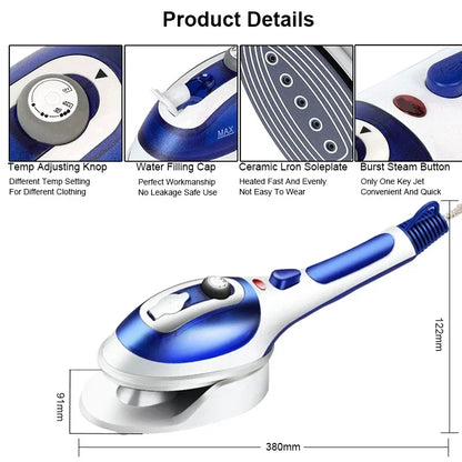 High Quality Portable Steam Iron Handheld Garment Steamer 110V US-220V EU