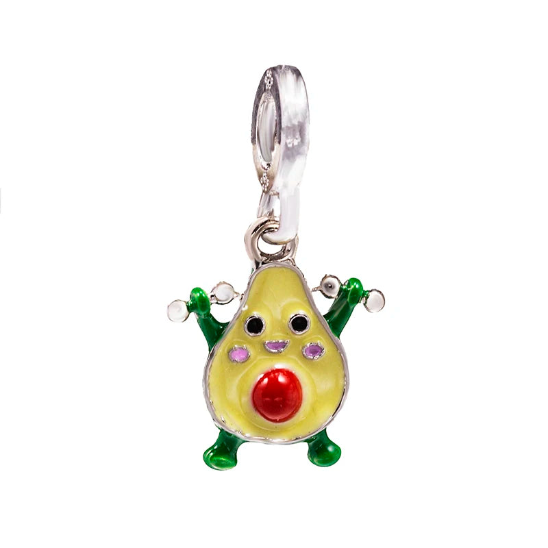 Charming Avocado Bee Bear Bracelet Beads Set by Jewoey Shion Z020
