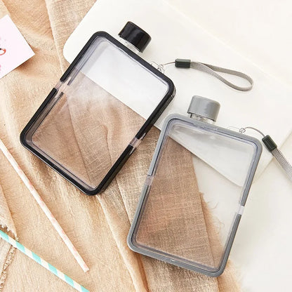 Portable BPA Free Transparent Water Bottle Fits Handbag