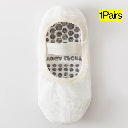 Single Strap Non Slip Yoga Socks Women Pilates Grip
