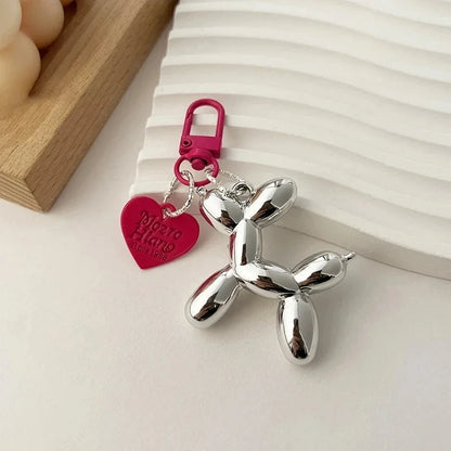 Balloon Dog Keychain - Cute Sweet Ins Style Phone Charm & Bag Pendant