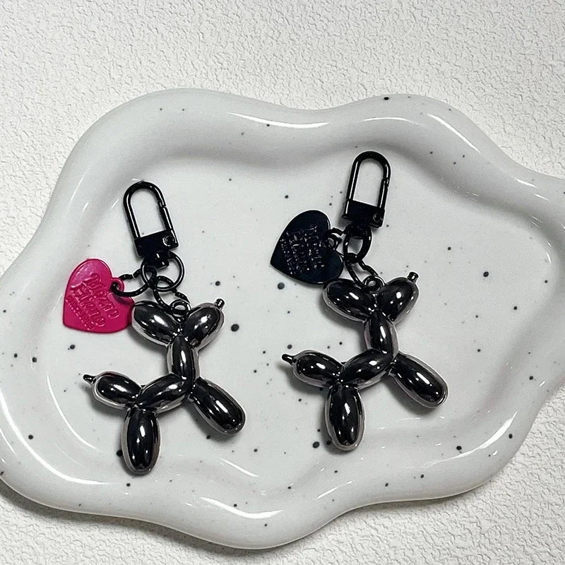 Balloon Dog Keychain - Cute Sweet Ins Style Phone Charm & Bag Pendant