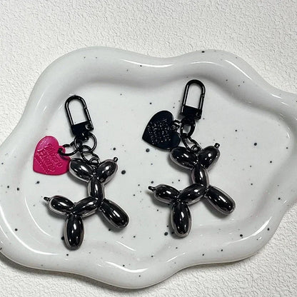 Balloon Dog Keychain - Cute Sweet Ins Style Phone Charm & Bag Pendant