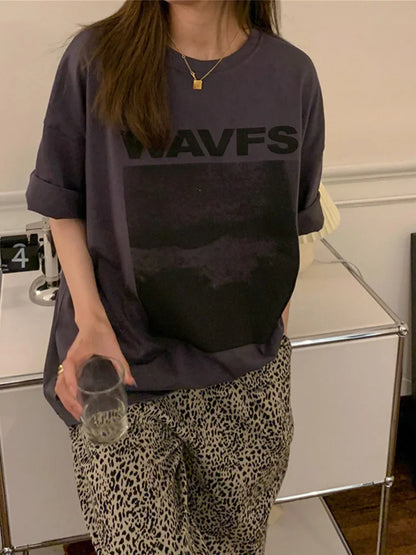 Dozw Womens Oversized T Shirt Harajuku Streetwear Tee