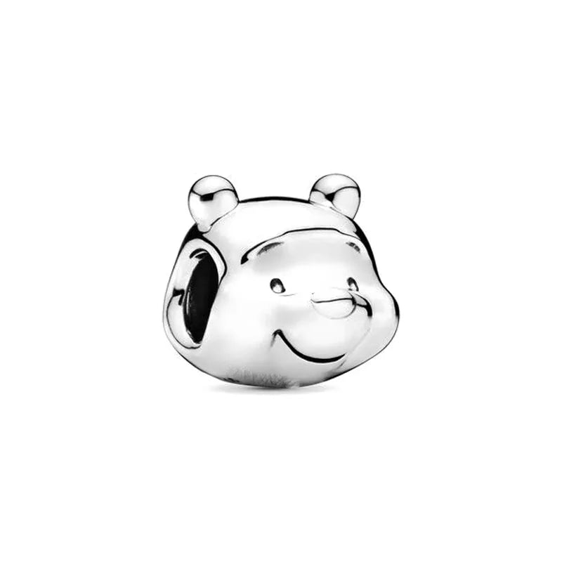 Exquisite 925 Silver Cat Claw Pendant Beads with Safety Chain for European Bracelets B084