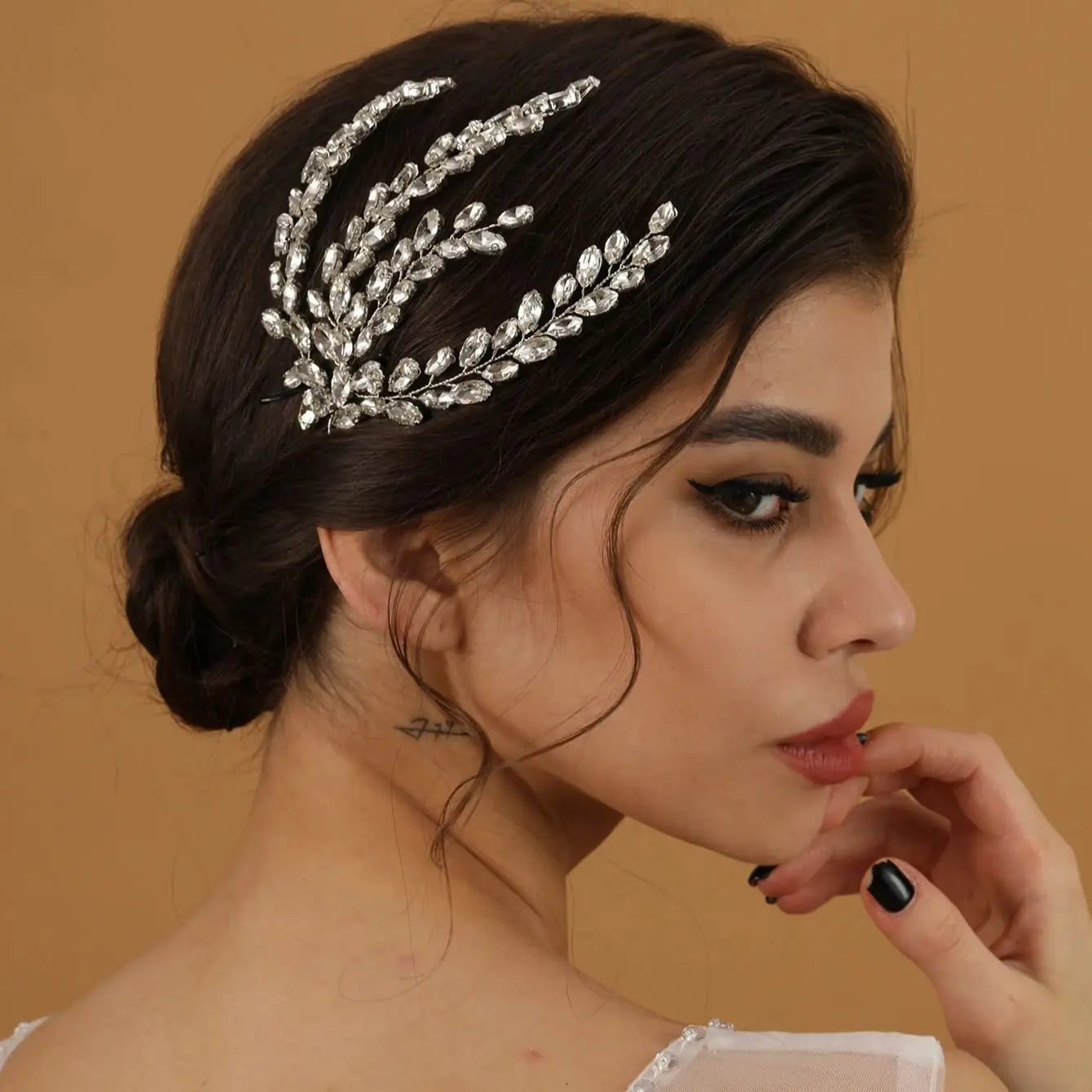 Luxury Crystal Bridal Tiara Headpiece for Women and Girls