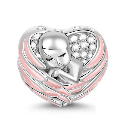 Hot Pink Murano Glass Charm Bead For 925 Bracelet Pendant