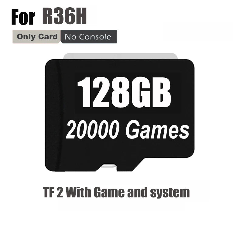 BOYHOM Preloaded Game TF SD Card for RG36H R36S R3 High Quality Memory 64GB 128GB 256GB