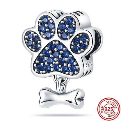 925 Silver Galaxy Charms Bracelet with Starry Sky Beads and Planetary Motifs