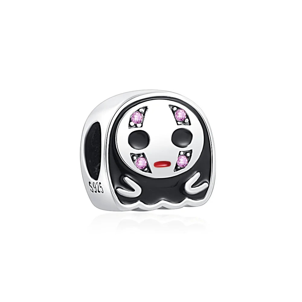 Sunflower Evil Eye Charm 925 Silver Plated Bead for DIY Bracelets Women's Jewelry B2931