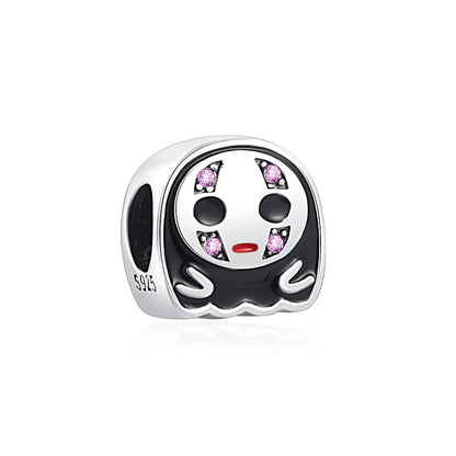 Sunflower Evil Eye Charm 925 Silver Plated Bead for DIY Bracelets Women's Jewelry B2931