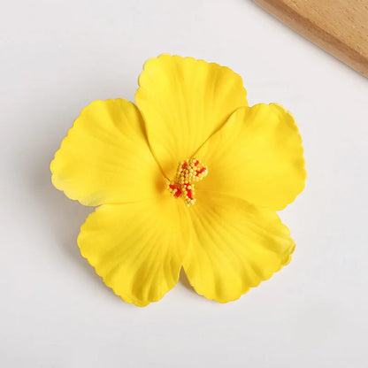 Hawaiian Flower Hair Clips Set for Summer Beach Weddings and Party Celebrations