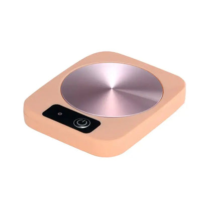 Coffee Mug Heating Pad Cup Warmer USB Electric Mat Set Pink ( No Cup ) US Plug