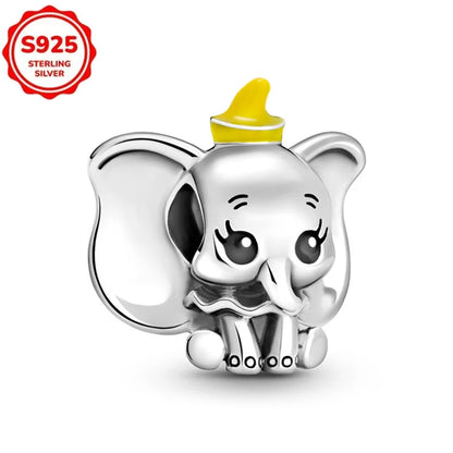 Disney 925 Sterling Silver Pixar Character Bead Charm
