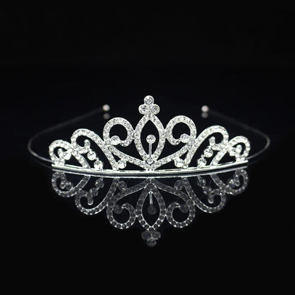 Elegant Crystal Princess Tiaras for Girls Wedding Party Hair Accessories